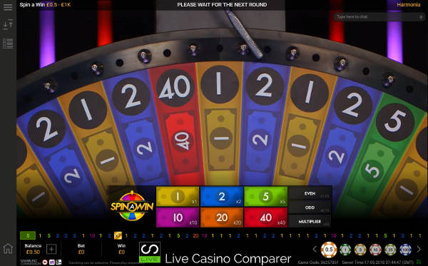 Spin live casino